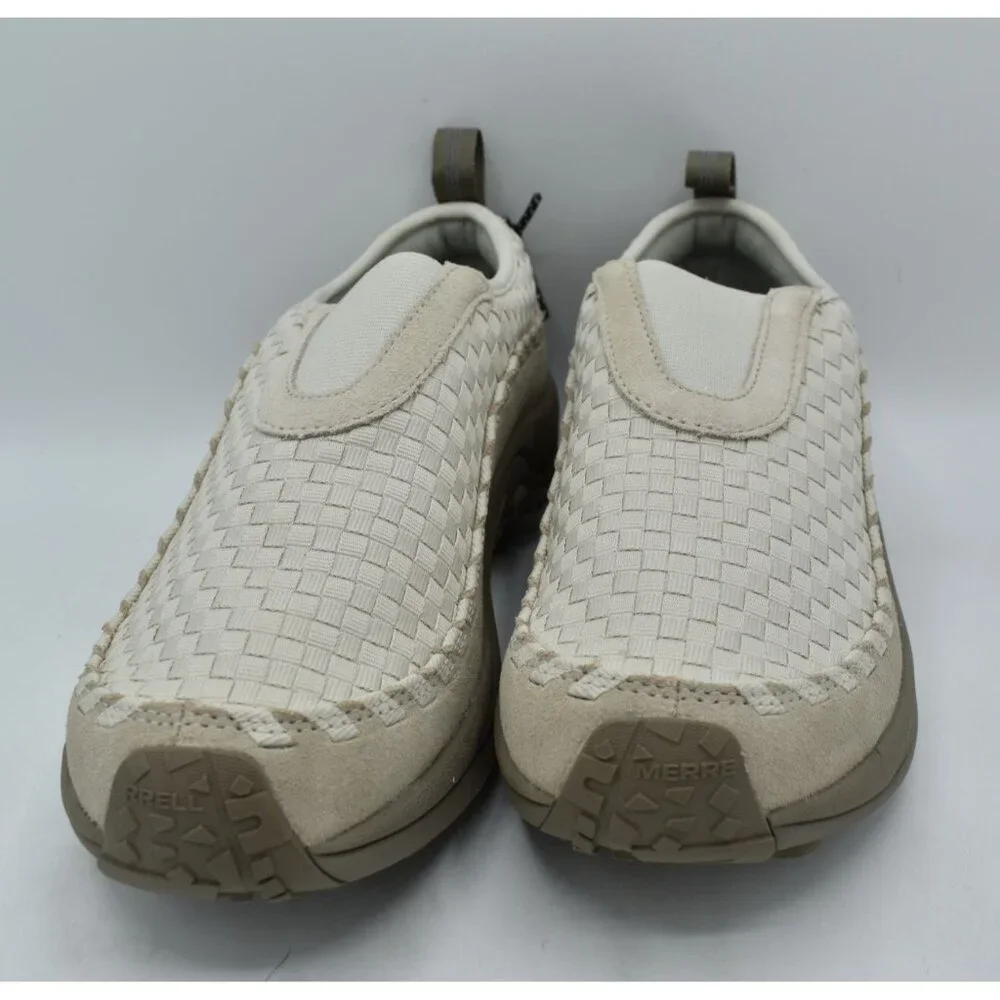 Merrell Mens Size 8.5 Jungle Moc EVO Woven SE Parchment Slip‎ On Shoes Sneakers
